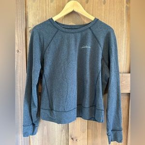 Lululemon embroidered logo crop crewneck. Size 6